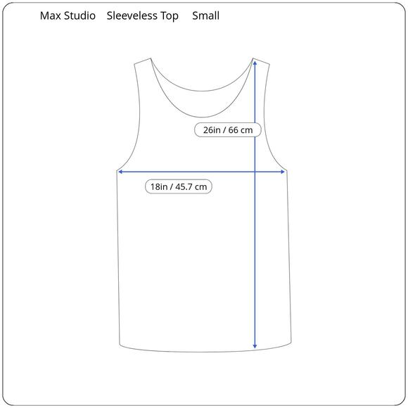 Max Studio Womens Sleeveless Top Sz Small Floral Boho Summer‎ Cottagecore Dainty - Picture 10 of 10